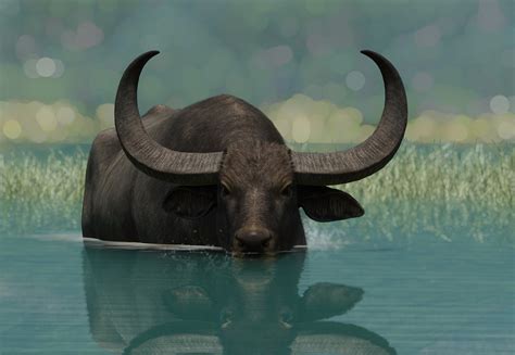 do water buffalo have the ability to swim gracefully in cold waters?